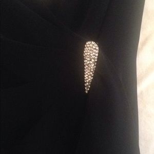 Elegant long black dress, Jones New York, size 4.